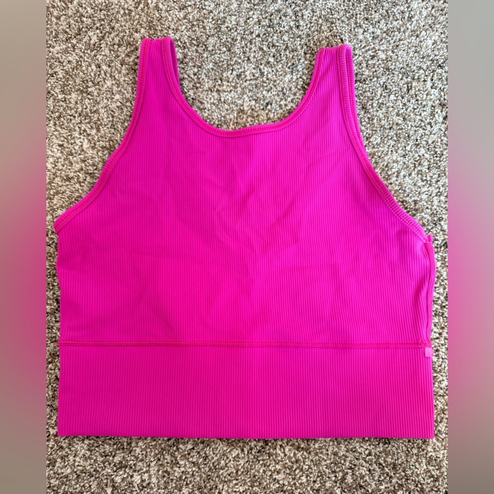 Lululemon Athletica Power Pivot Ribbed Tank